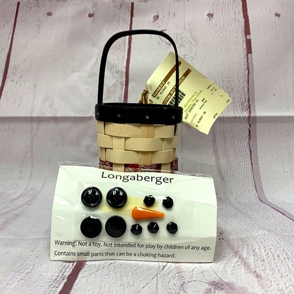NWT Longaberger Mr Flurry Jr Basket - Picture 7 of 7